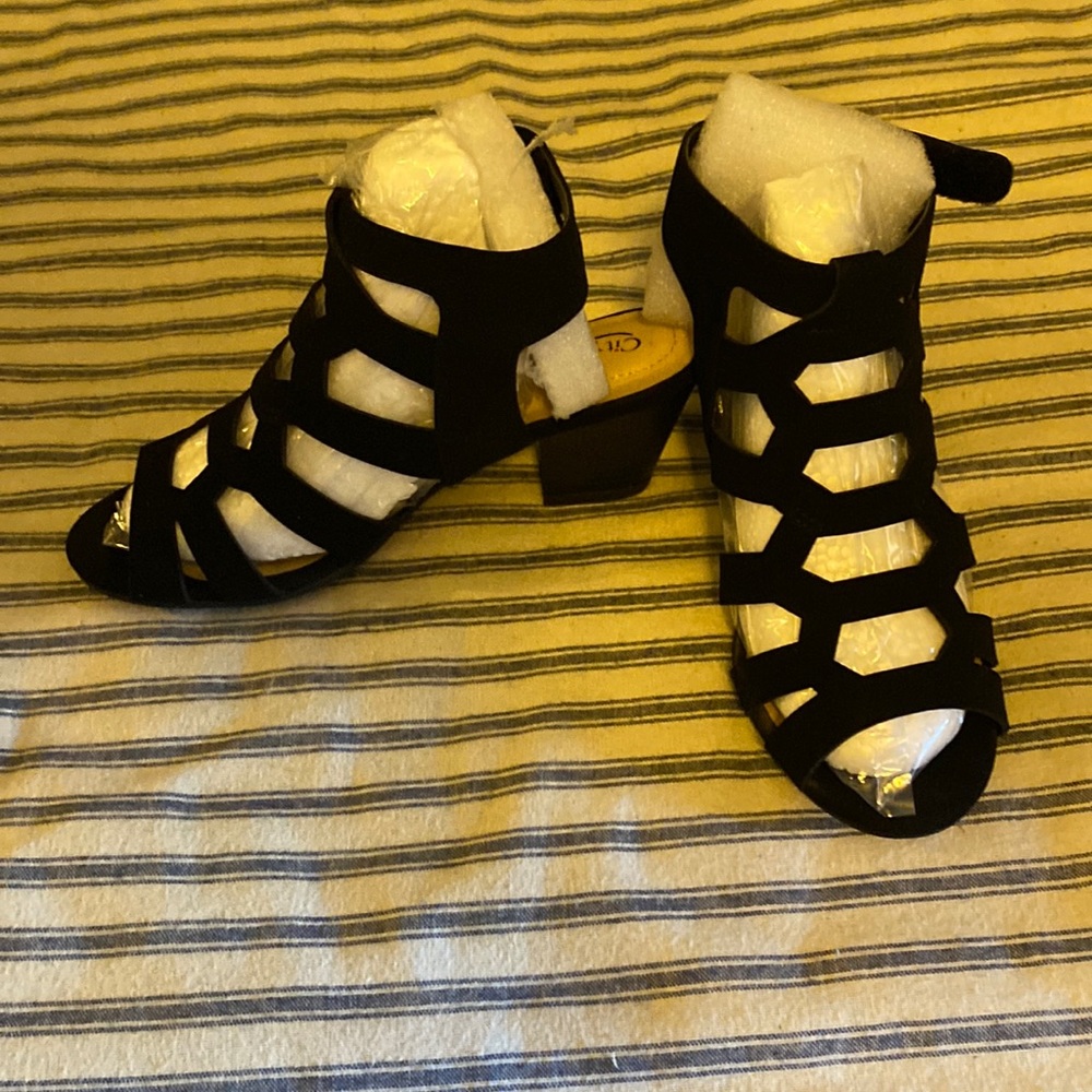 Women’s City Classified Comfort black heeled sandals